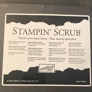 Stampin' Up! Stampin' Scrub Cleaning Pad 102642 Clean stamps